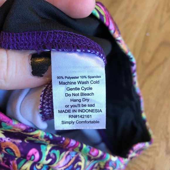 Lularoe Jade Workout Capri Cropped Leggings Size XS - Picture 5 of 11